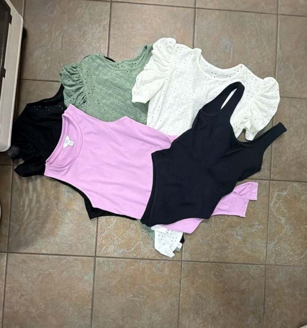 Lot of 5 Assorted Women's Bodysuits